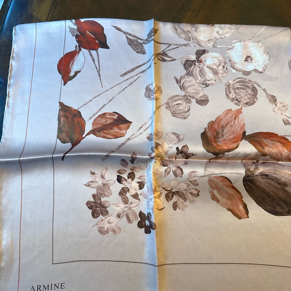 Floral Silk Scarf